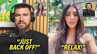 Travis Kelce CONFRONTS Kim Kardashian For Throwing SHADE At Taylor Swift