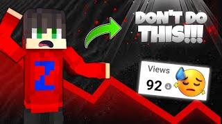 7 MISTAKES That Every Minecraft Creators Must Avoid || How To Grow Minecraft channel In 2024