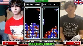 INSANE SETUP!! Dog, DanV | Rd 1 | Classic Tetris Monthly Masters | September 2024