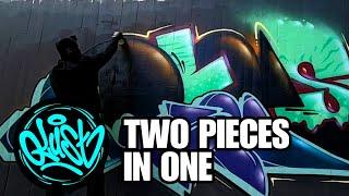  Graffiti Schizophrenia - Two pieces in one  Montana cans - Can control