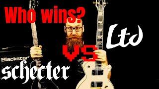 Schecter Hellraiser Solo II vs ESP LTD EC-1000T Deluxe