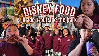 DISNEYLAND FOOD inside & outside the parks | breakfast, lunch, snacks, dinner