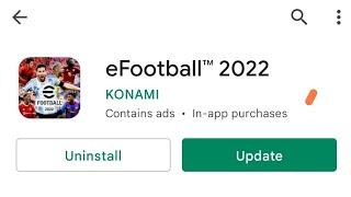 Finally eFootball Pes 2022 Update is Here!!!