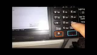 RESET SC CODES. 542, 543, 544 ETC. RICOH AFICIO MP 301 MULTIFUNCTIONAL COPY MACHINE