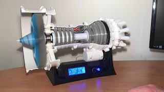 Fully Powered 3D Printed Jet Engine