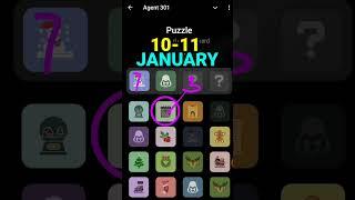 Agent 301 Daily combo card 10-11 January | Agent 301 Puzzle Solved Today 10 January | Major Puzzle