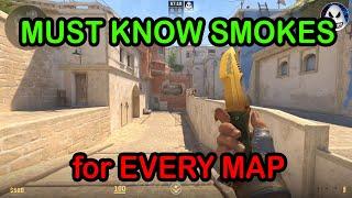 TOP MUST KNOW SMOKES for EVERY MAP in CS2 [2024]