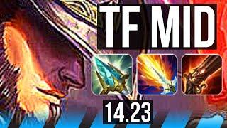 TWISTED FATE vs ZED (MID) | KR Master | 14.23