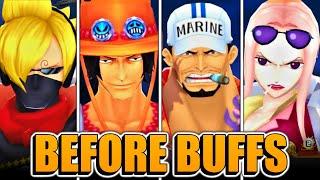 How They Perform Before the Buffs  | One Piece Bounty Rush