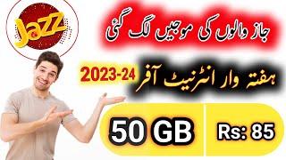 Jazz weekly sasta tareen internet packages 2023-24