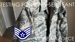 Testing For Staff Sergeant In The Air Force (E-5)