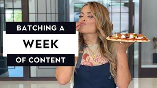 Batching A Week of Social Media Content