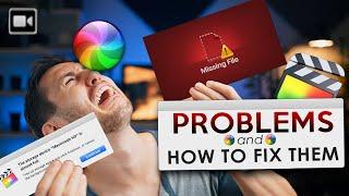 8 PROBLEMS in Final Cut Pro and HOW TO FIX THEM