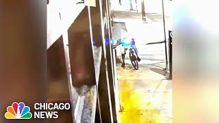 Surveillance shows store being vandalized for a THIRD time in Chicago