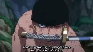 Zoro uses Ryou One Sword Style Vs King | One Piece Episode 1059