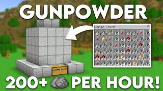 Easiest Witch & Gunpowder farm in Minecraft Bedrock 1.21! (MCPE/Xbox/PS4/Nintendo Switch/Windows10)