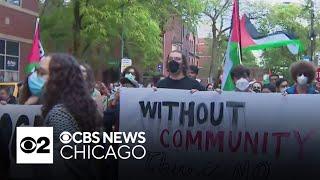 Pro-Palestinian protesters march after police take down DePaul  University encampment