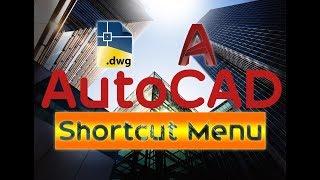 AutoCAD-Shortcut Menu