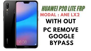 huawei p20 lite frp google bypass without pc | huawei ANE LX2 frp bypass