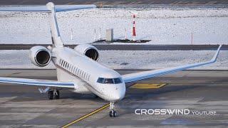 Global 7500 Bombardier WEF TRAFFIC Zurich Airport 19.01.2024 #GLT7