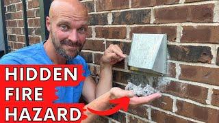 How to CLEAN out a Dryer Vent on the Outside of your Home