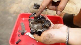 Tutorial Service Rem Depan Cakram Honda Mega Pro