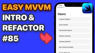 SwiftUI MVVM Example | See How To Refactor Any Codebase: SwiftUI MVVM Tutorial