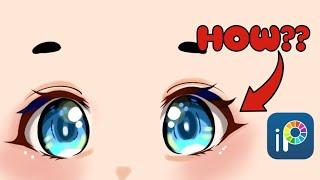 How to draw ANIME EYES (chibi)  | easiest eye tutorial for YOU ! | IBIS PAINTX