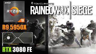 Rainbow Six Siege - RTX 3080 + R9 5950X - 1080p, 1440p & 4K - Ultra & Low Settings - Year 6 S1