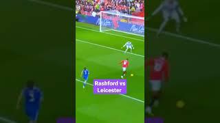 Marcus rashfod is unstoppable vs Leicester City #shorts