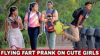 Flying Fart Prank On Cute Girls //Epic Reaction //Antic Tv