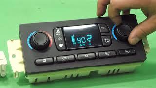 GM Automatic Climate Control Common Problems, Fixes and Repairs. Silverado Tahoe Escalade Yukon