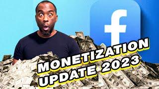 Facebook Monetization 2023 | EASY to Get & NEW Ways to Earn Money