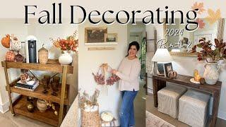 FALL DECORATE WITH ME 2024 | Fall Decorating Ideas | Fall Entryway | Fall Coffee Station | Part 2