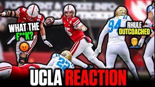 REACTING TO ANOTHER NEBRASKA LOSS - THIS TIME, TO A 2-5 UCLA TEAM.