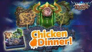 YOSH! AKHIRNYA DAPAT CHICKEN DINNER DI MODE SURVIVAL MOBILE LEGENDS