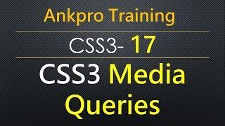 CSS3 17 - CSS3 media query based on screen size and device- orientation for desktop, tablet, phones.