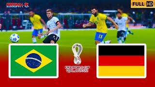 PES 2021 - BRAZIL vs GERMANY - FIFA World Cup 2022 - Gameplay PC