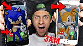 DO NOT CALL SONIC THE HEDGEHOG AND TAILS AT 3AM!! *OMG THEY ACTUALLY CAME TO MY HOUSE*