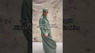 One Piece Full Length Jilbab/Prayer Abaya in Mint