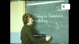 Village Primary School Life, 1960s UK, 16mm