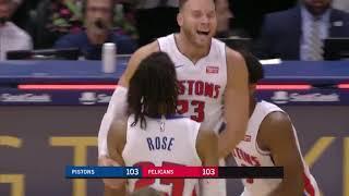 Derrick Rose Game Winner! Detroit Pistons Beat New Orleans Pelicans on DRose Game-Winning Shot