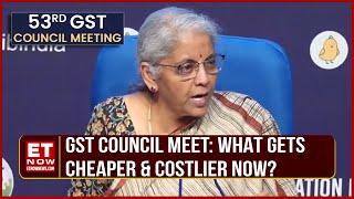 GST Council Meet Outcome | FM Nirmala Sitharaman Announce Decisions On GST Rates | ET Now