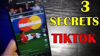 3 Astuces et Secret Caché Dans TikTok Découvrir Le Maintenant