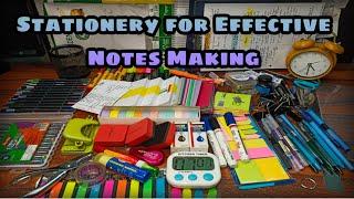 Best Stationery for Effective and Attractive Notes Making | Stationery Haul | UPSC Aspirant