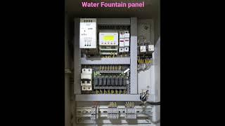 automatic water Fountain panel/plc base water fountain panel control valve and light