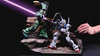 Gundam Battle Diorama Build | Calm Commentary