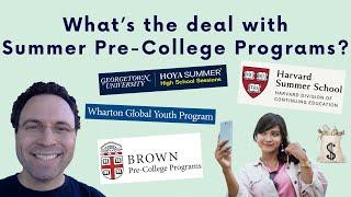 Are Pre-College Programs for High School Students Worth Your Time / $$?