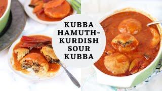 Kubba Hamuth | Iraqi kubba hamuth recipe | Kurdish kubba soup (Trshek)