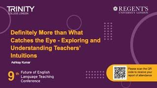 TE: Definitely More than What Catches the Eye - Exploring and Understanding Teachers’ Intuitions